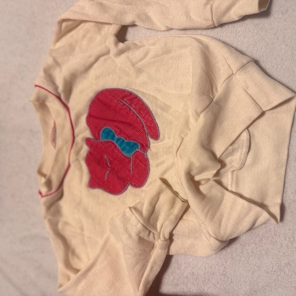 Vintage 90s Made in USA toddler 4T embroidered Cat sweatshirt - Picture 6 of 13